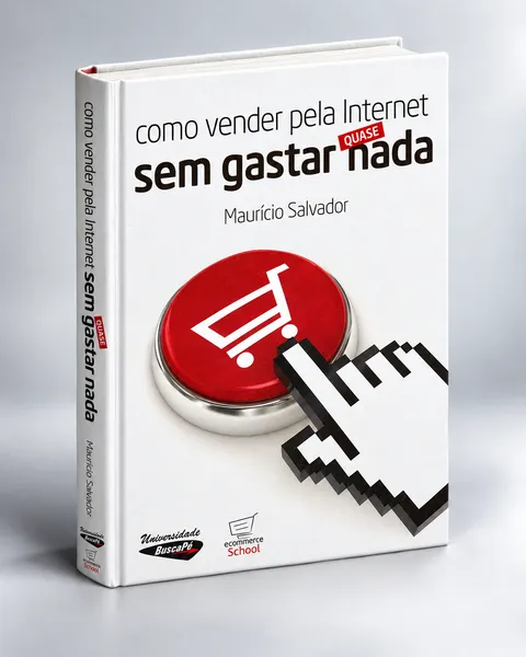 Capa do livro Como vender pela Internet sem gastar (quase) nada